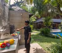 Villa Windu Sari, Área para barbacoa